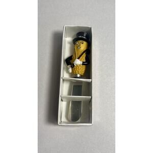 Mr Peanut Resin And Stainless Knife Cheese Spreader 5" Collectible